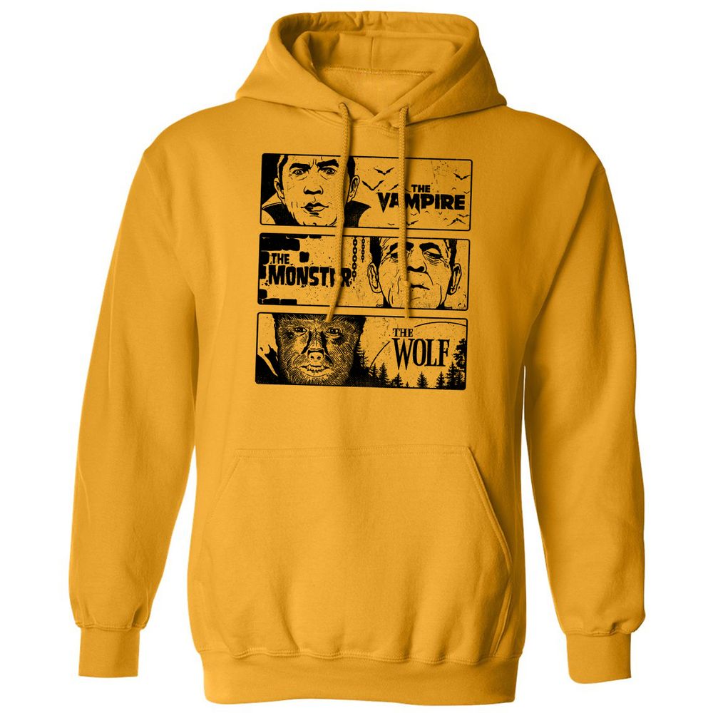 Classic Unisex Hoodie - H66HXCKW - Gold - 12