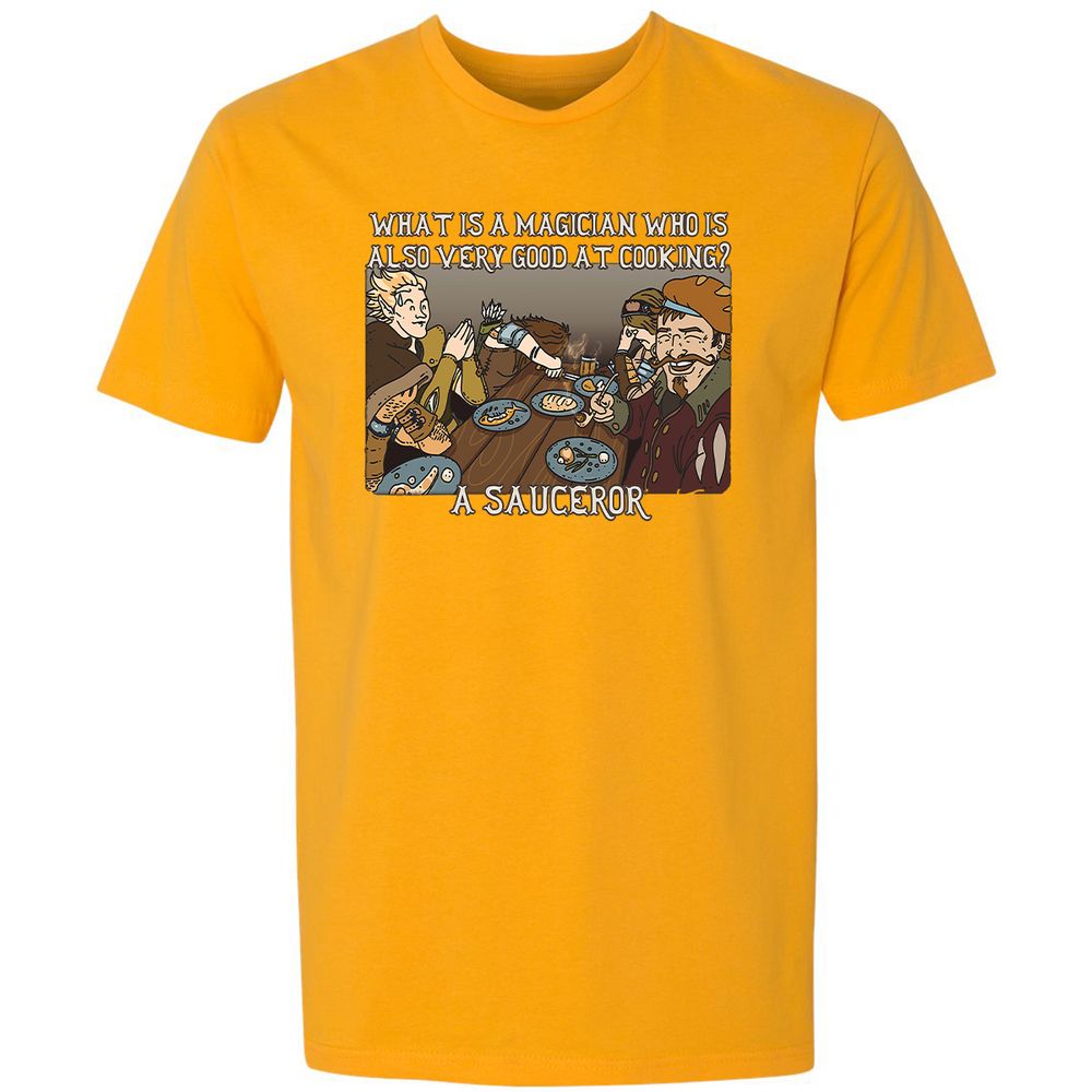 Premium Unisex T-Shirt - NVYUCR55 - Gold - 12