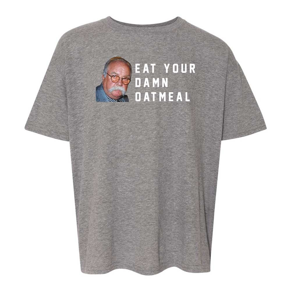 Eat Your Damn Oatmeal - Graphite Heather - 12