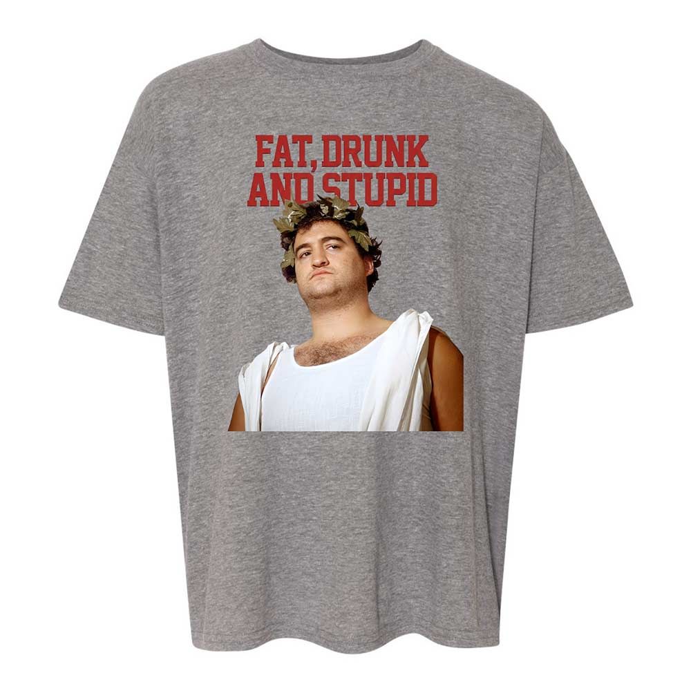 Fat, drunk, and stupid - Graphite Heather - 12