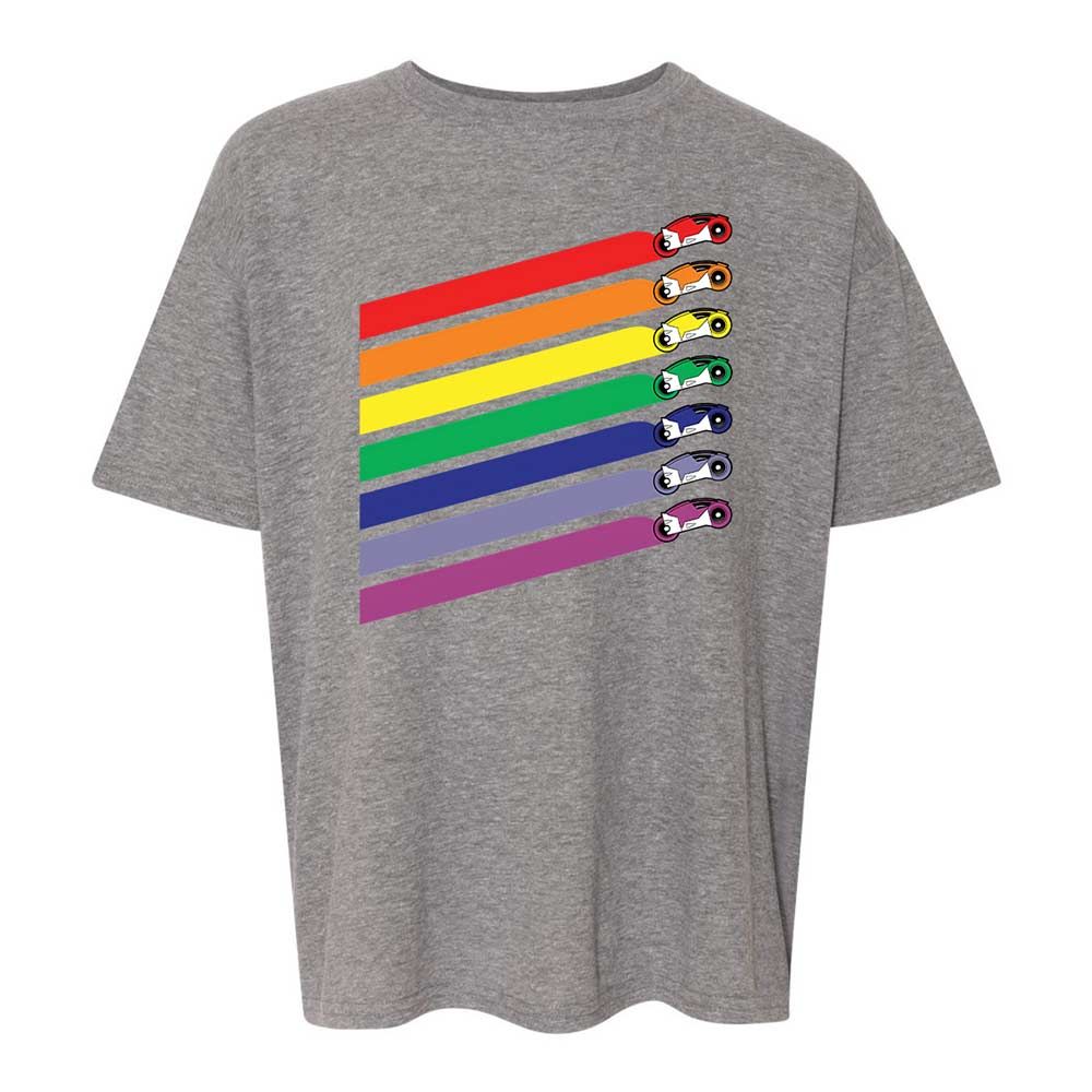 Race The Rainbow - Graphite Heather - 12