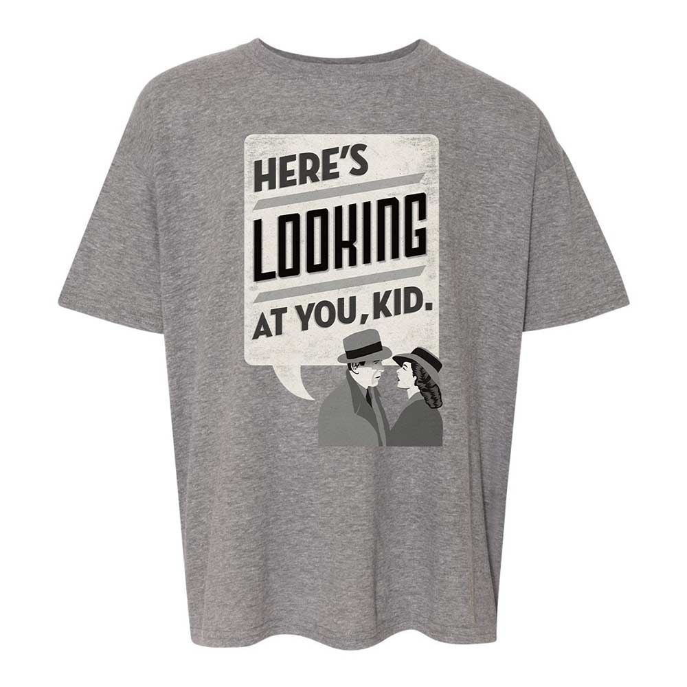 Here's Looking at You Kid - Graphite Heather - 12