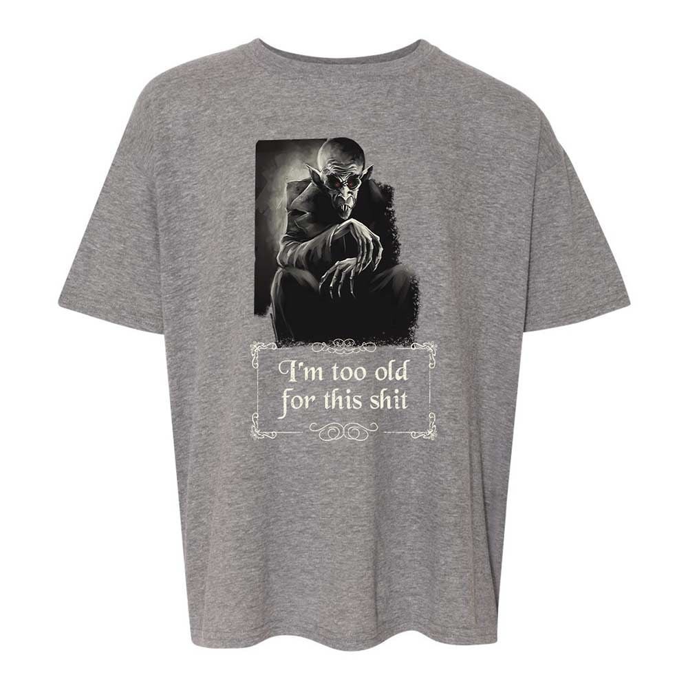I'm too old for this shit - Graphite Heather - 12