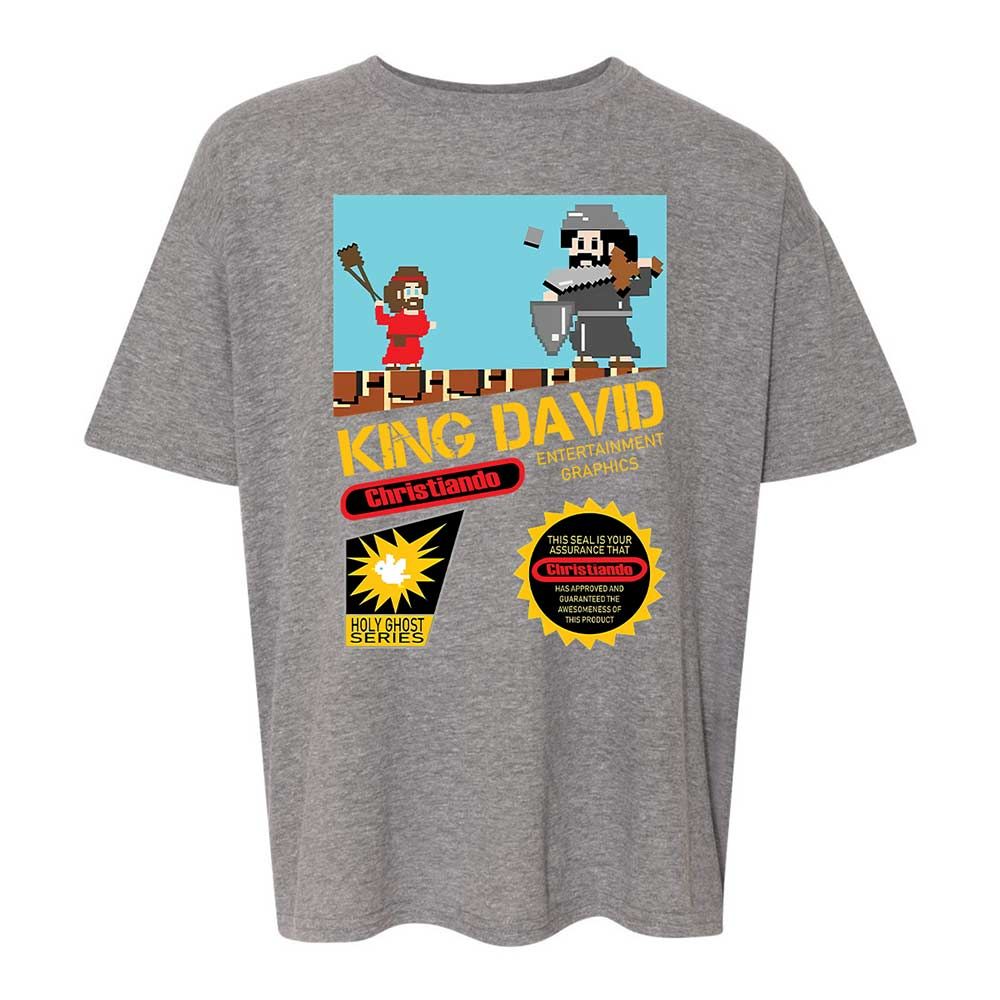 David Vs Goliath Cool Christian - Graphite Heather - 12