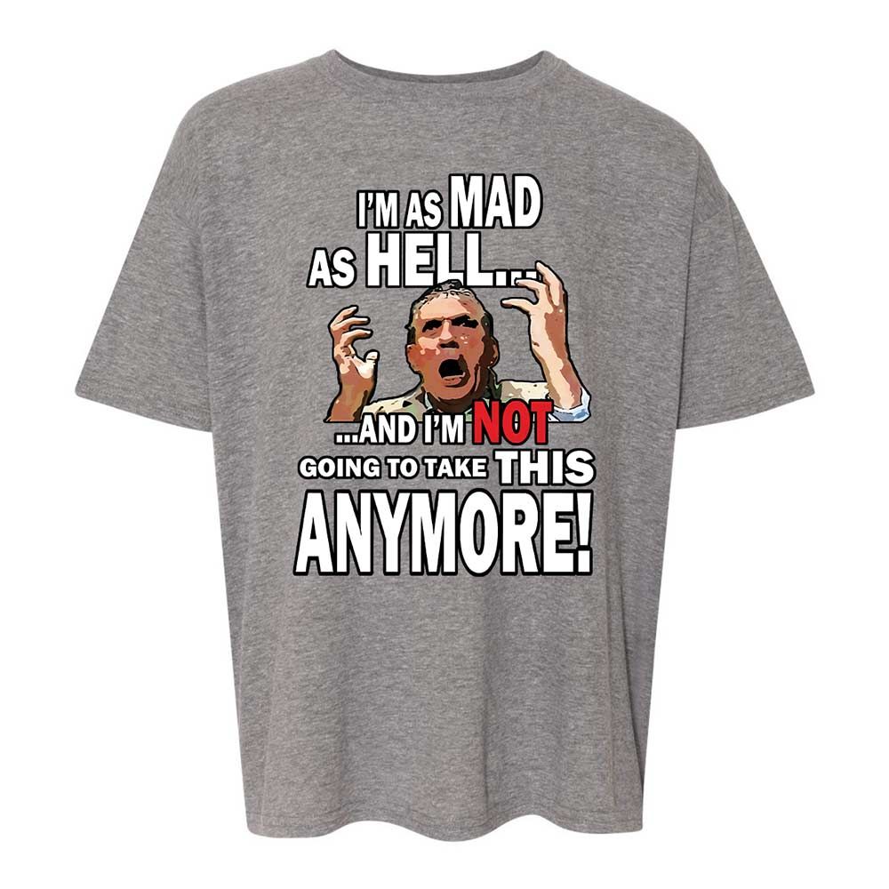 I'm as Mad As Hell - Graphite Heather - 12