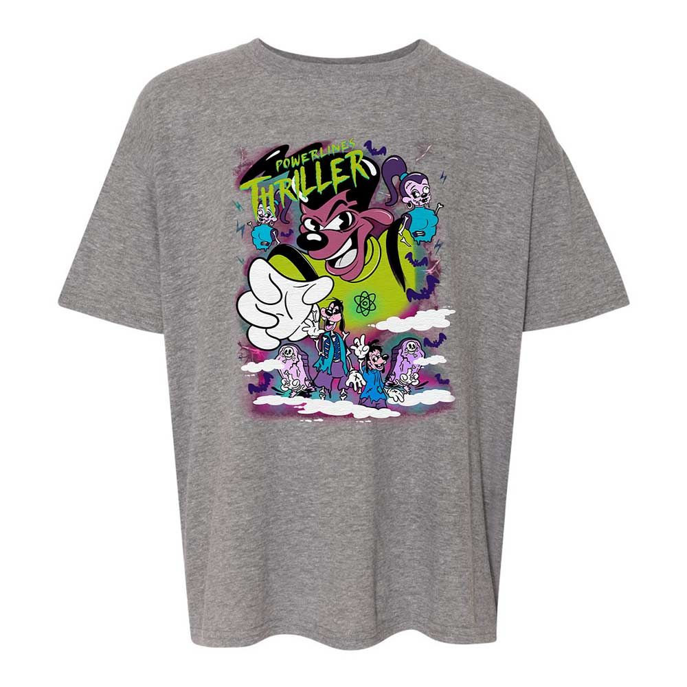 Vintage Pop Cartoon Horror Mashup - Graphite Heather - 12