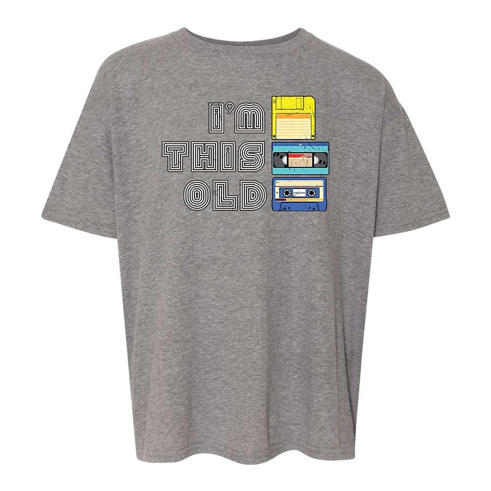 Kids T-Shirt - Black - Graphite Heather - 12