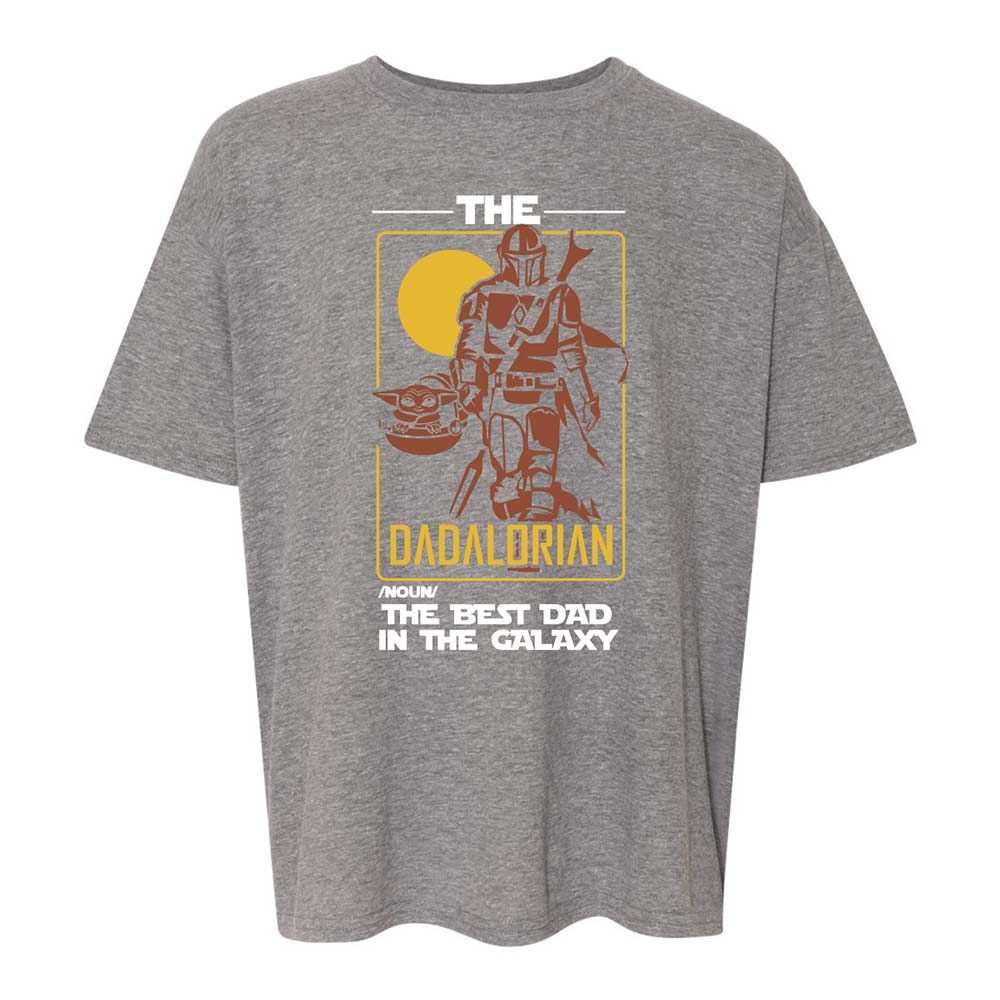 The Dadalorian The Best Dad In The Galaxy - Graphite Heather - 12
