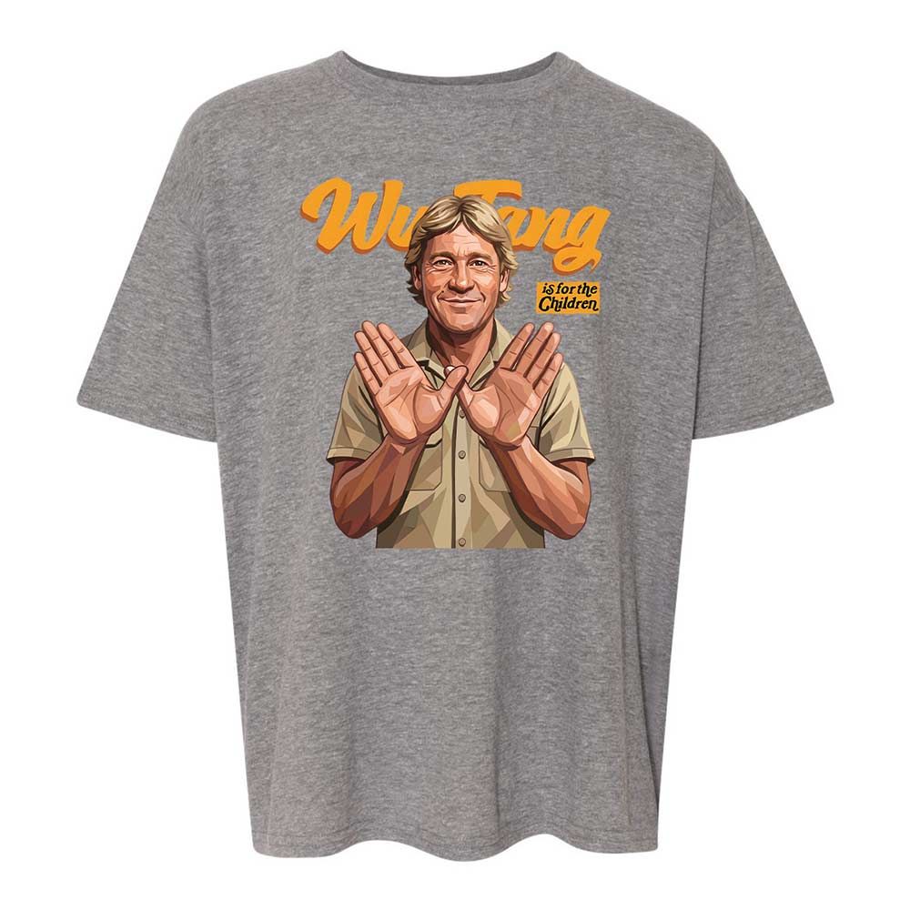 Steve Irwin or the Children - Graphite Heather - 12