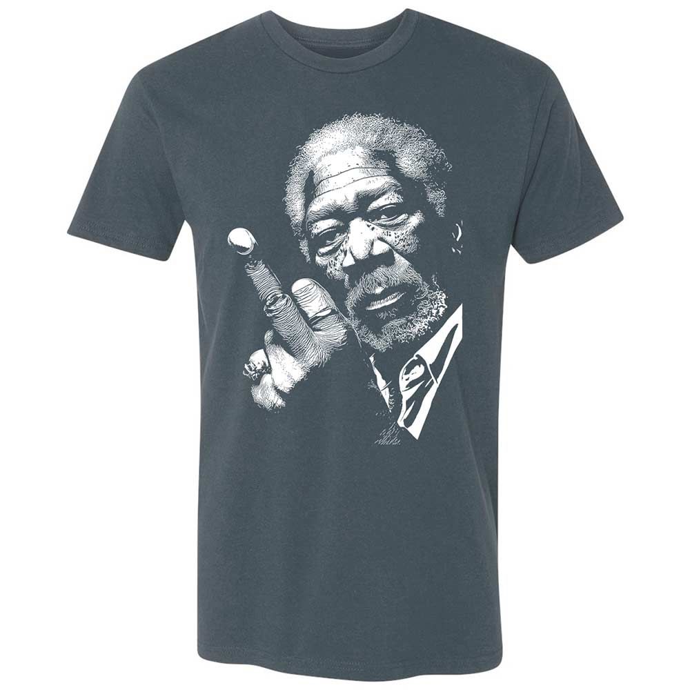 Morgan Freeman middle finger - Indigo - 12