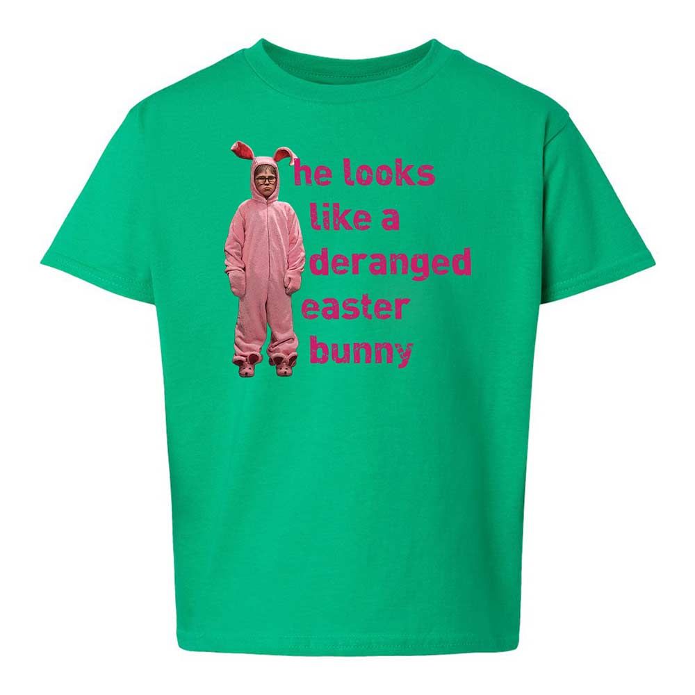 He Looks Like a Deranged Easter Bunny - Irish Green - 12