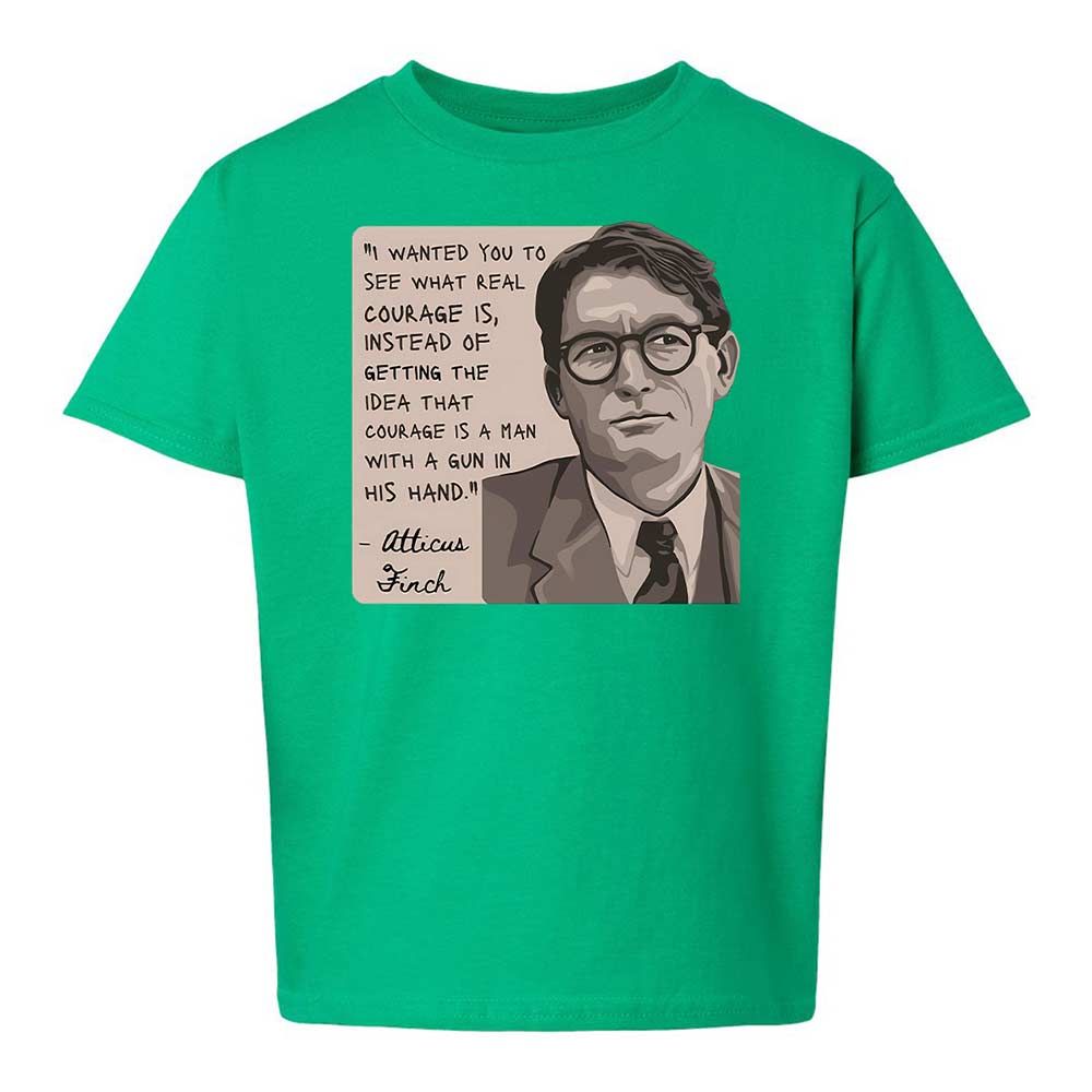 Real Courage Quote - Irish Green - 12