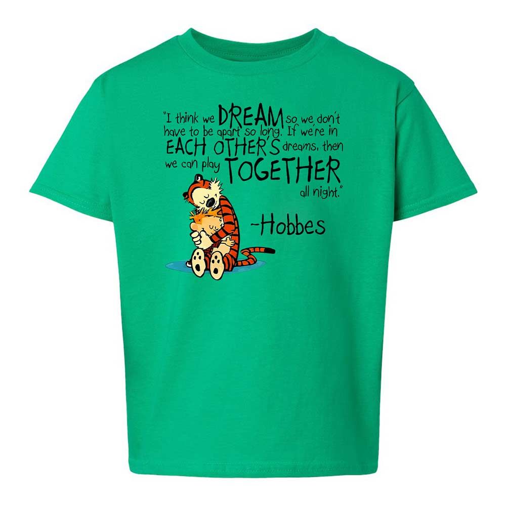 Calvin Hobbes Dreams - Irish Green - 12