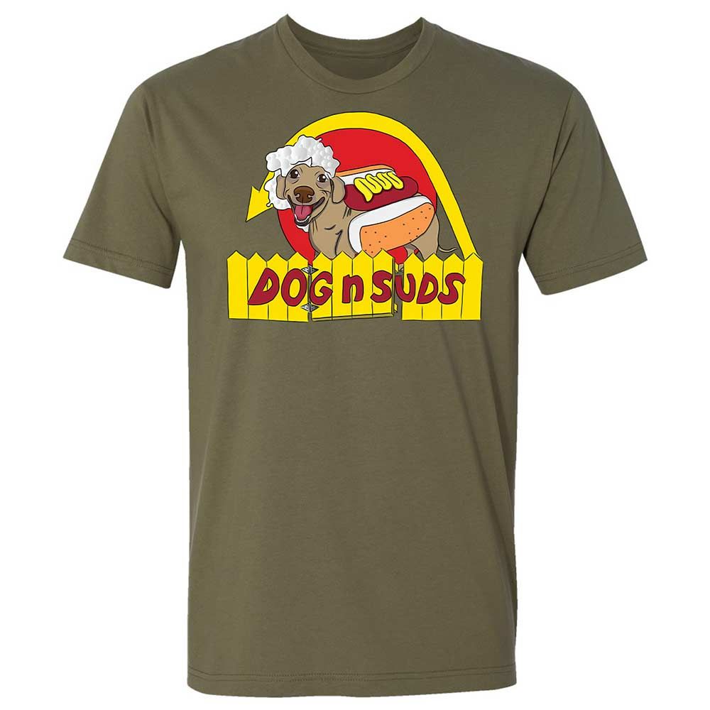 Dog n Suds Dachshund - Military Green - 12