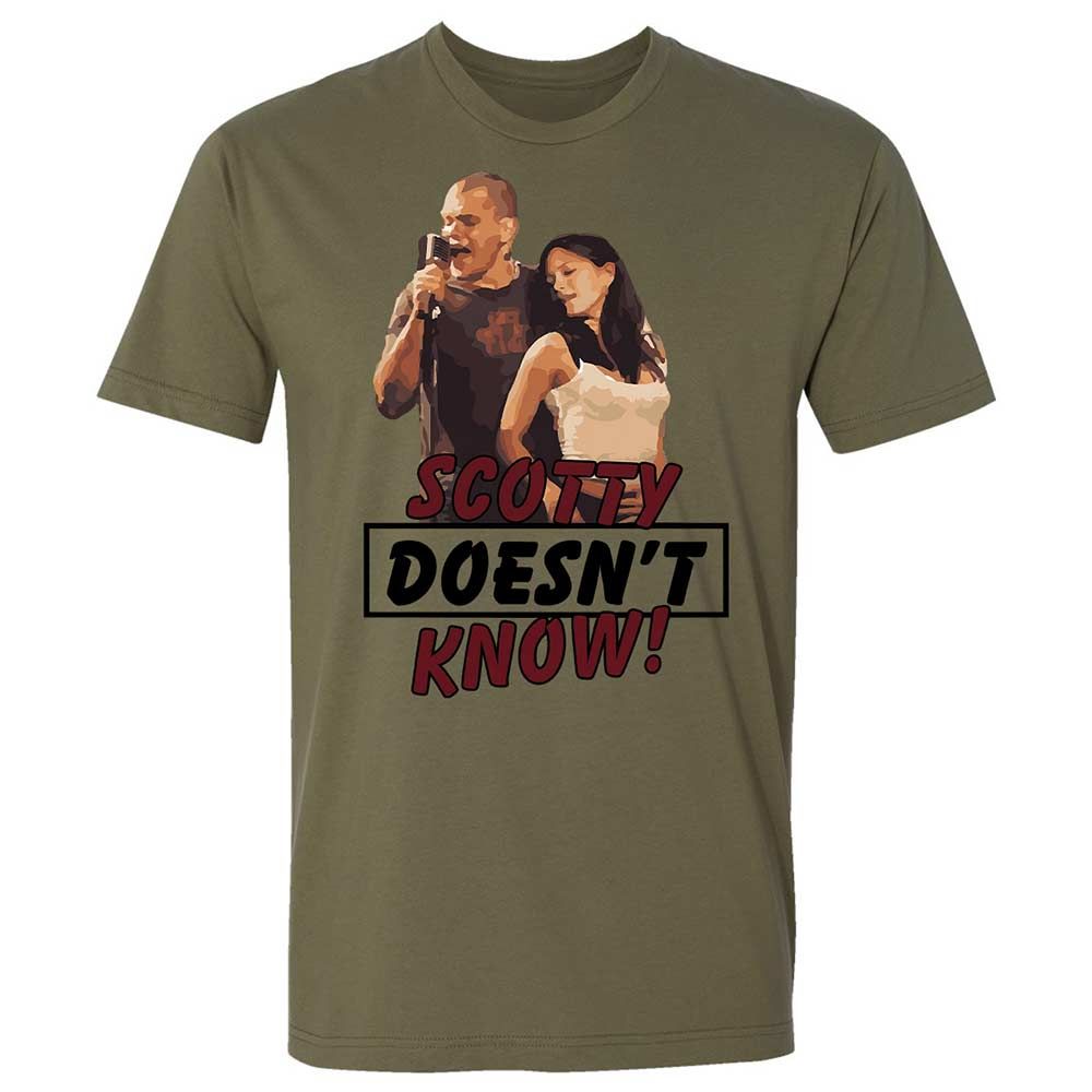 He Doesn't Know - Military Green - 12