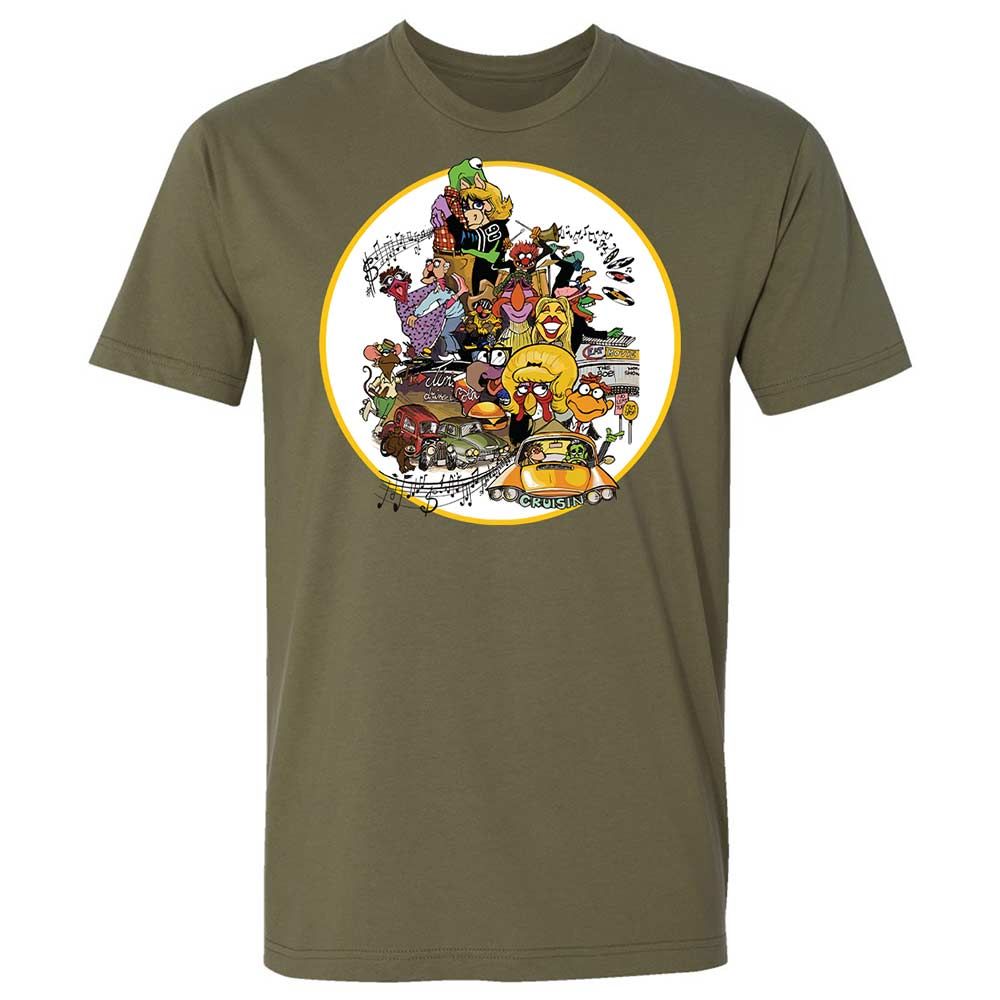 Muppet Graffiti - Military Green - 12
