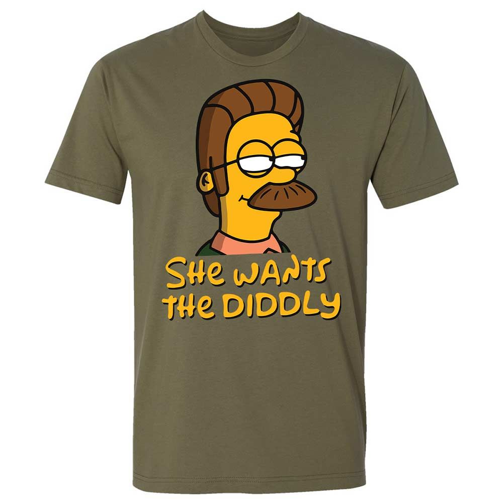 She Wants The Diddly - Military Green - 12