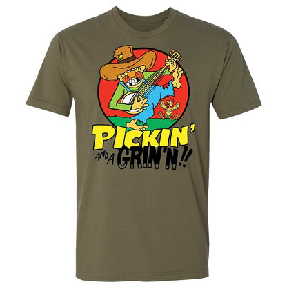Pickin' and a Grinnin - Military Green - 12