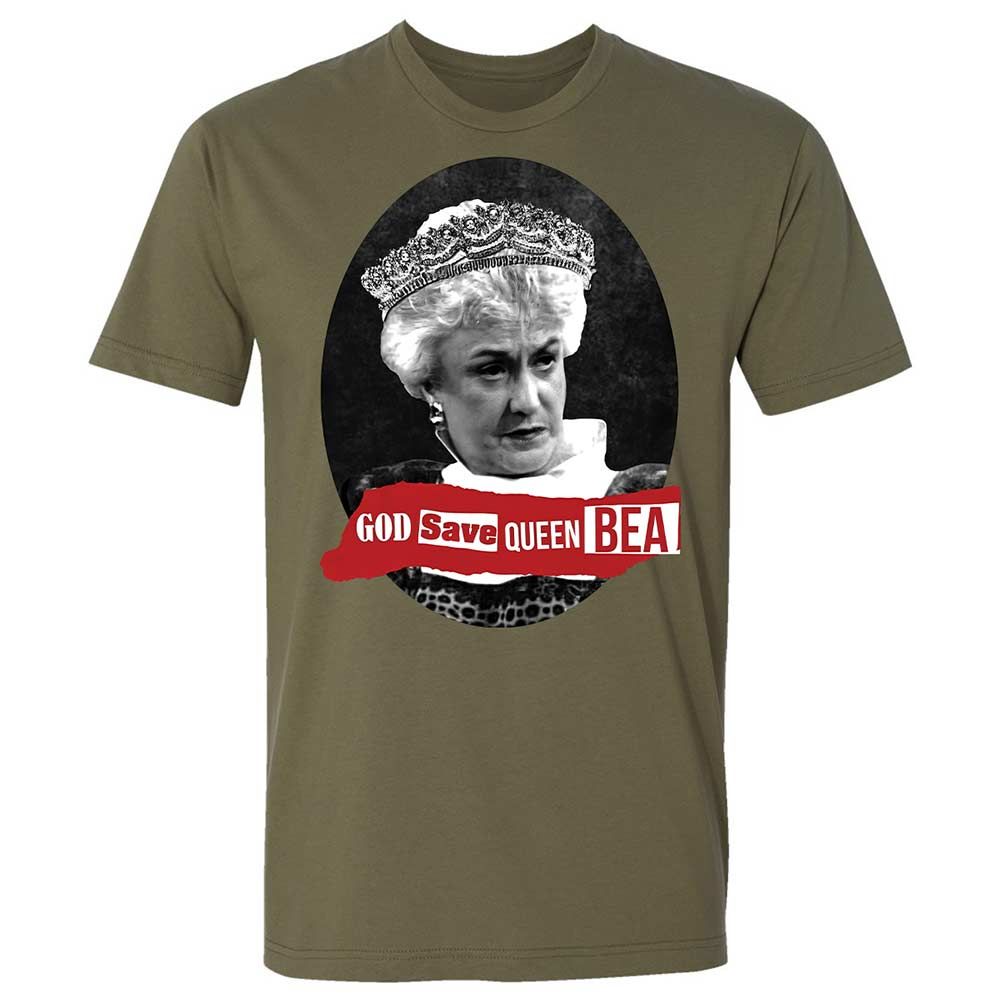 God Save Queen Bea - Military Green - 12