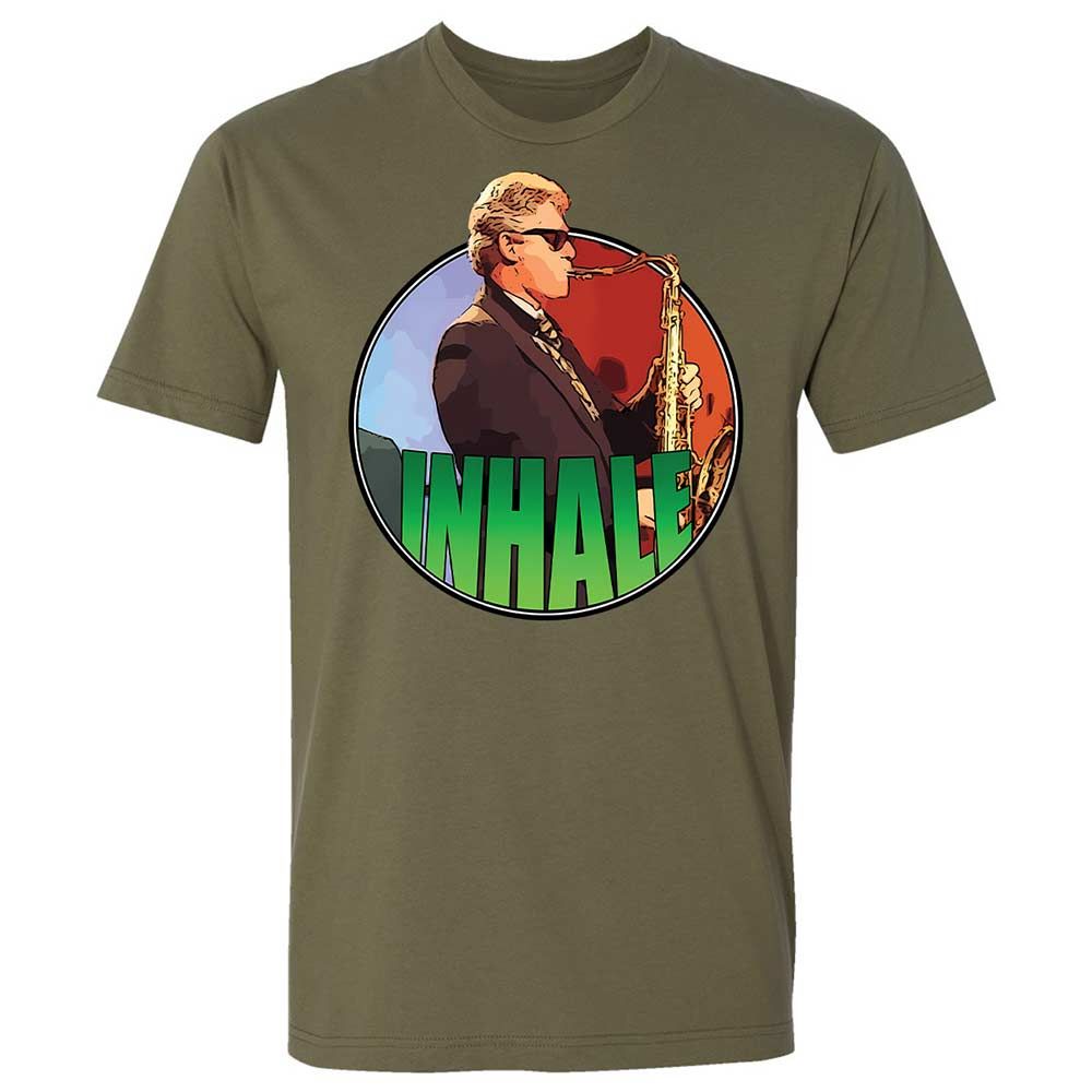 Playing the Saxophone - Military Green - 12