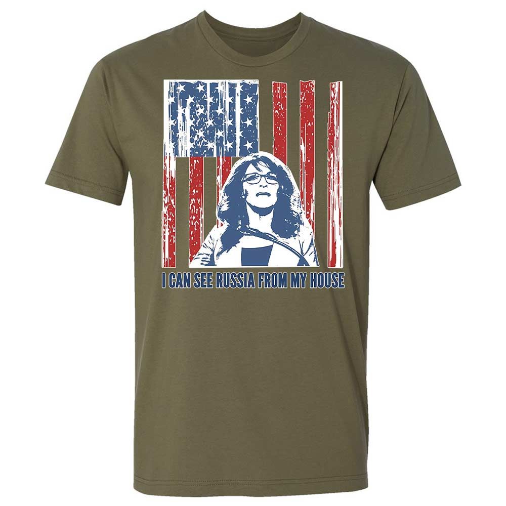 I can see Russia from my house - Military Green - 12
