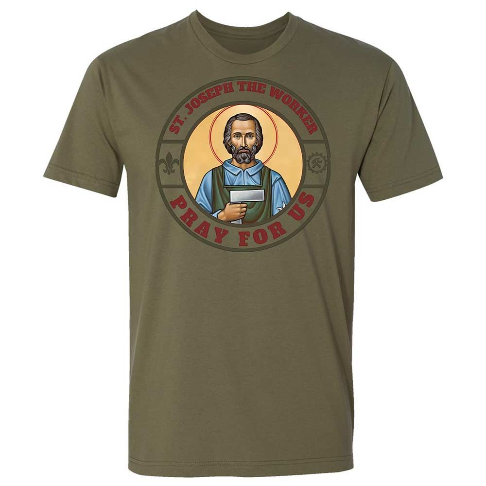 Pray for Us - Military Green - 12