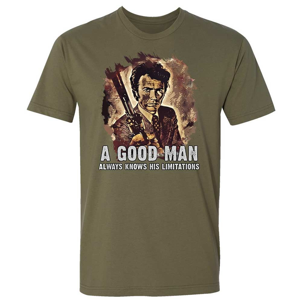 A good man always knows his limitations - Military Green - 12