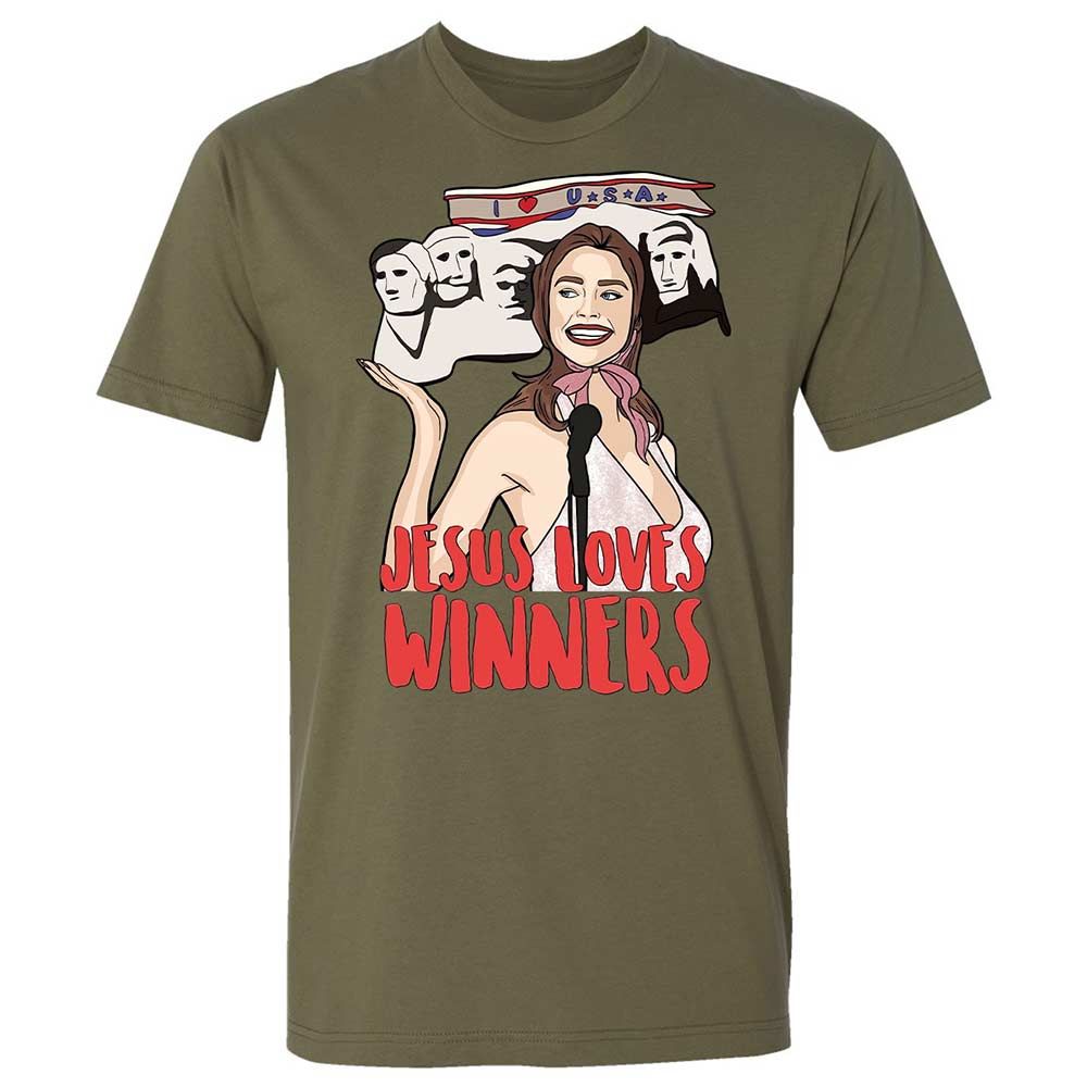 He Loves Winners - Military Green - 12