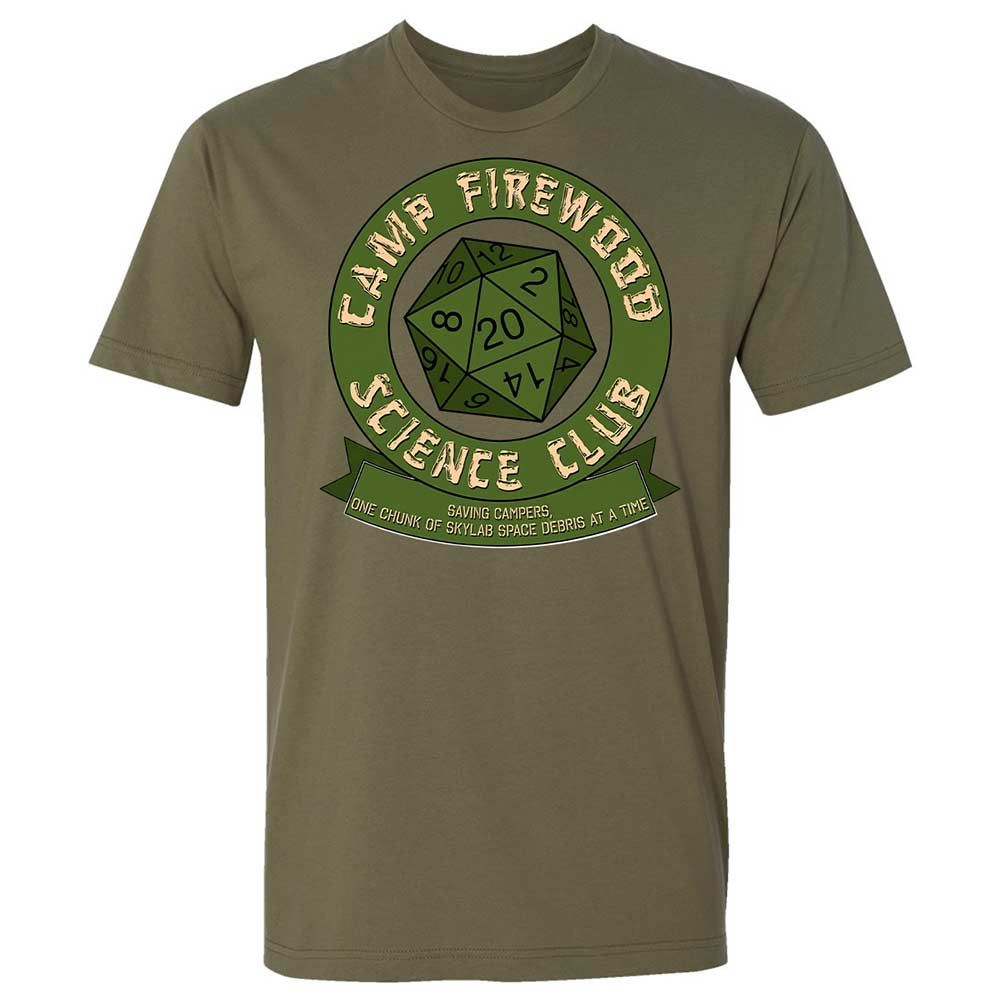 Camp Firewood Science Club - Military Green - 12