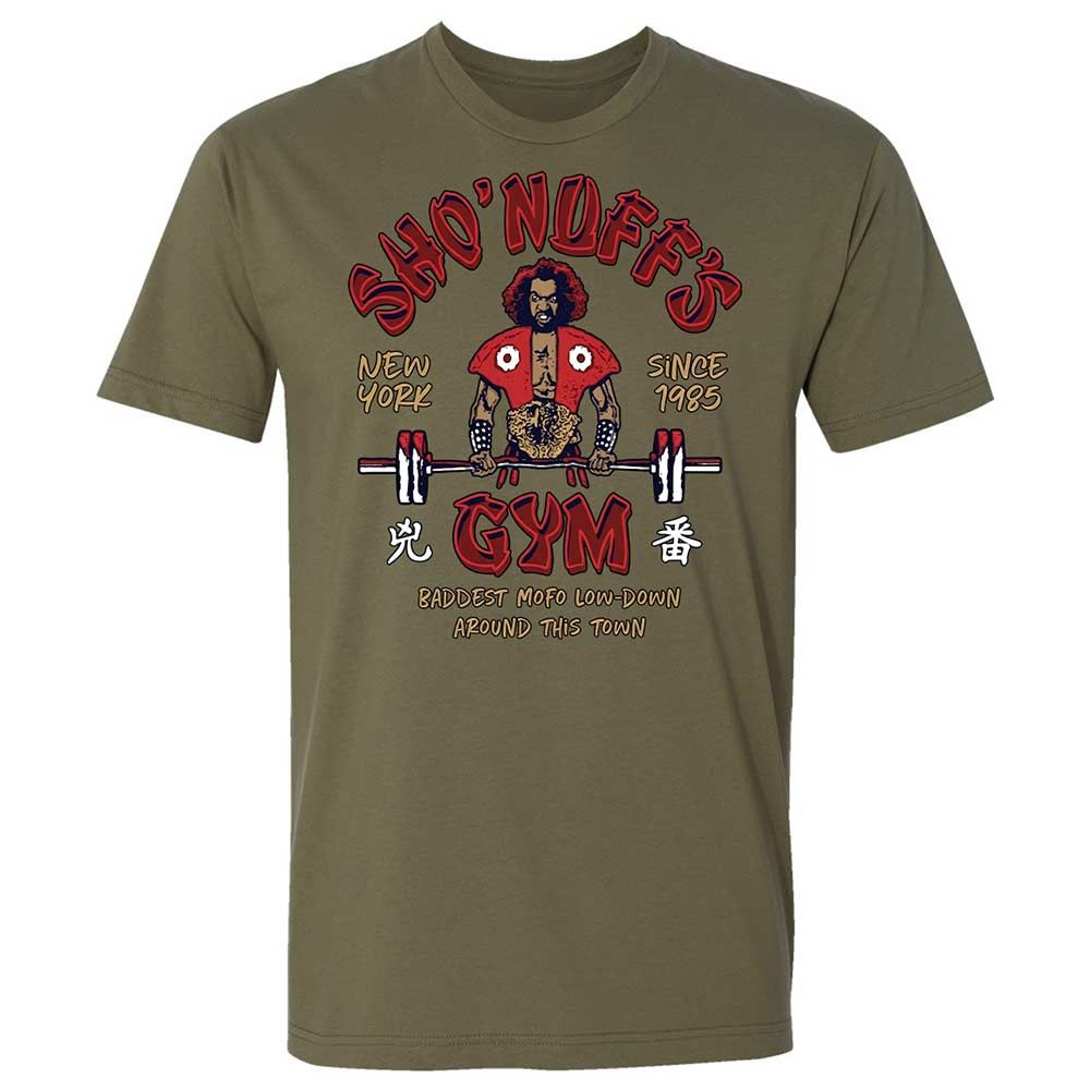 Sho'nuff's Gym - Military Green - 12