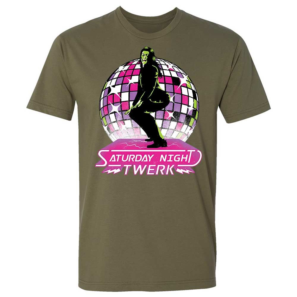 Saturday Night Twerk - Military Green - 12