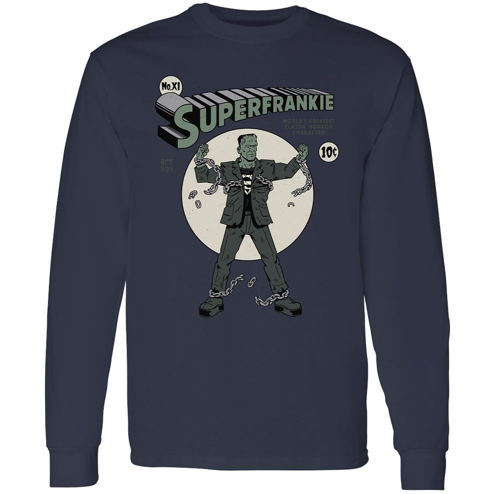Long Sleeve T-Shirt - 5MGMD9V2 - Navy - 12