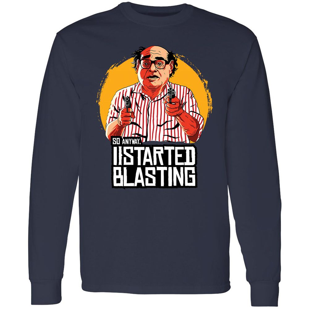 Long Sleeve T-Shirt - D3Y4KWHA - Navy - 12