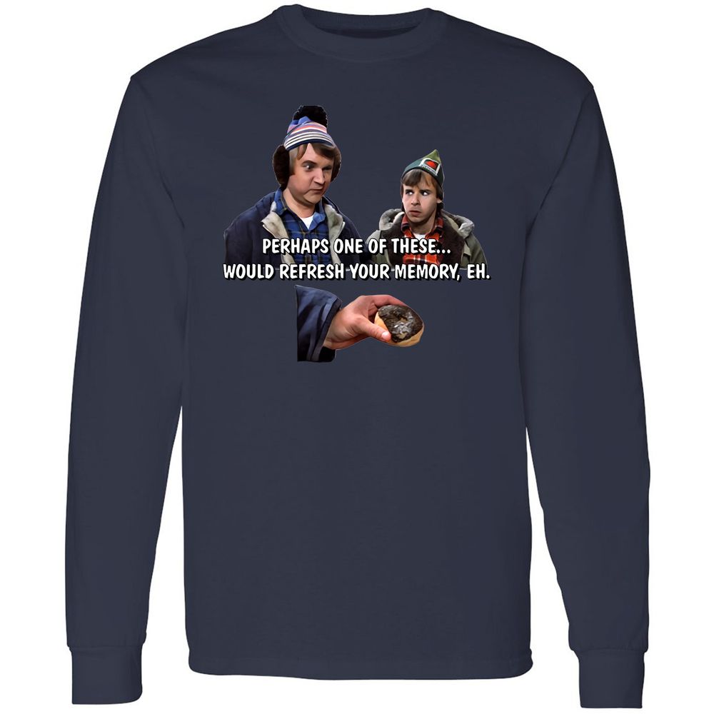 Long Sleeve T-Shirt - AZPXZAGQ - Navy - 12