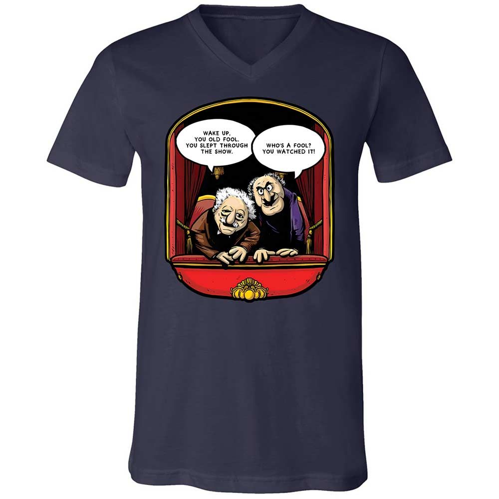 Statler and Waldorf (Wake Up) - Navy - 12