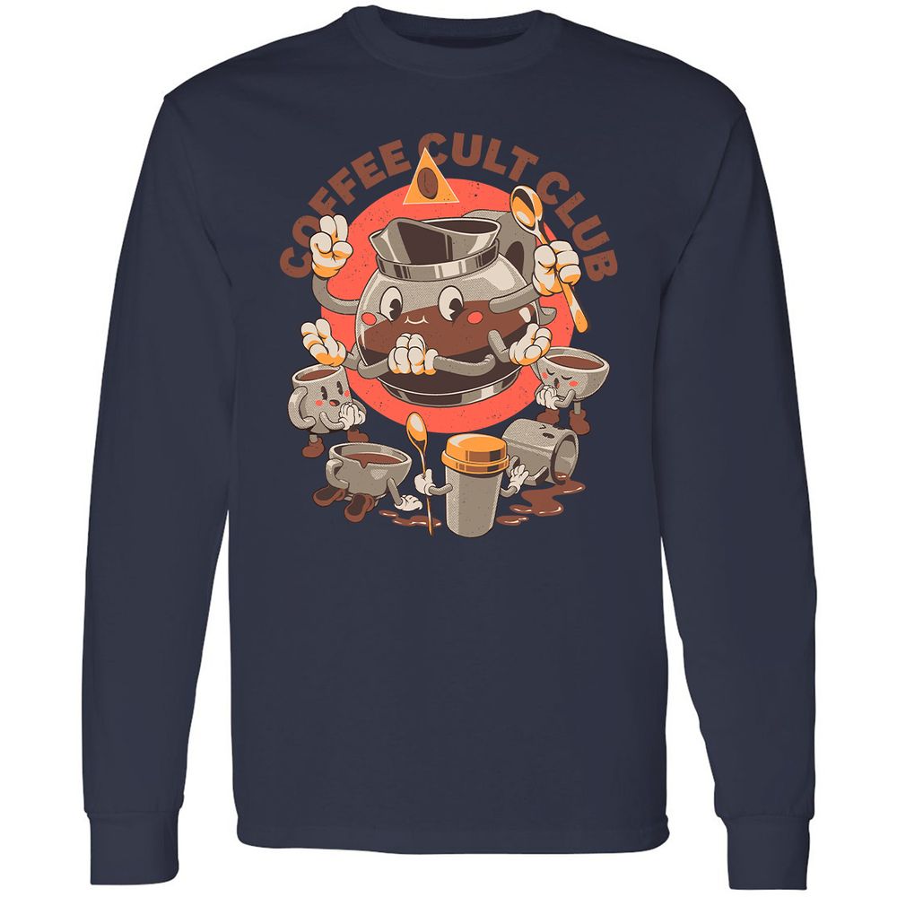 Long Sleeve T-Shirt - HHUF4B4C - Navy - 12