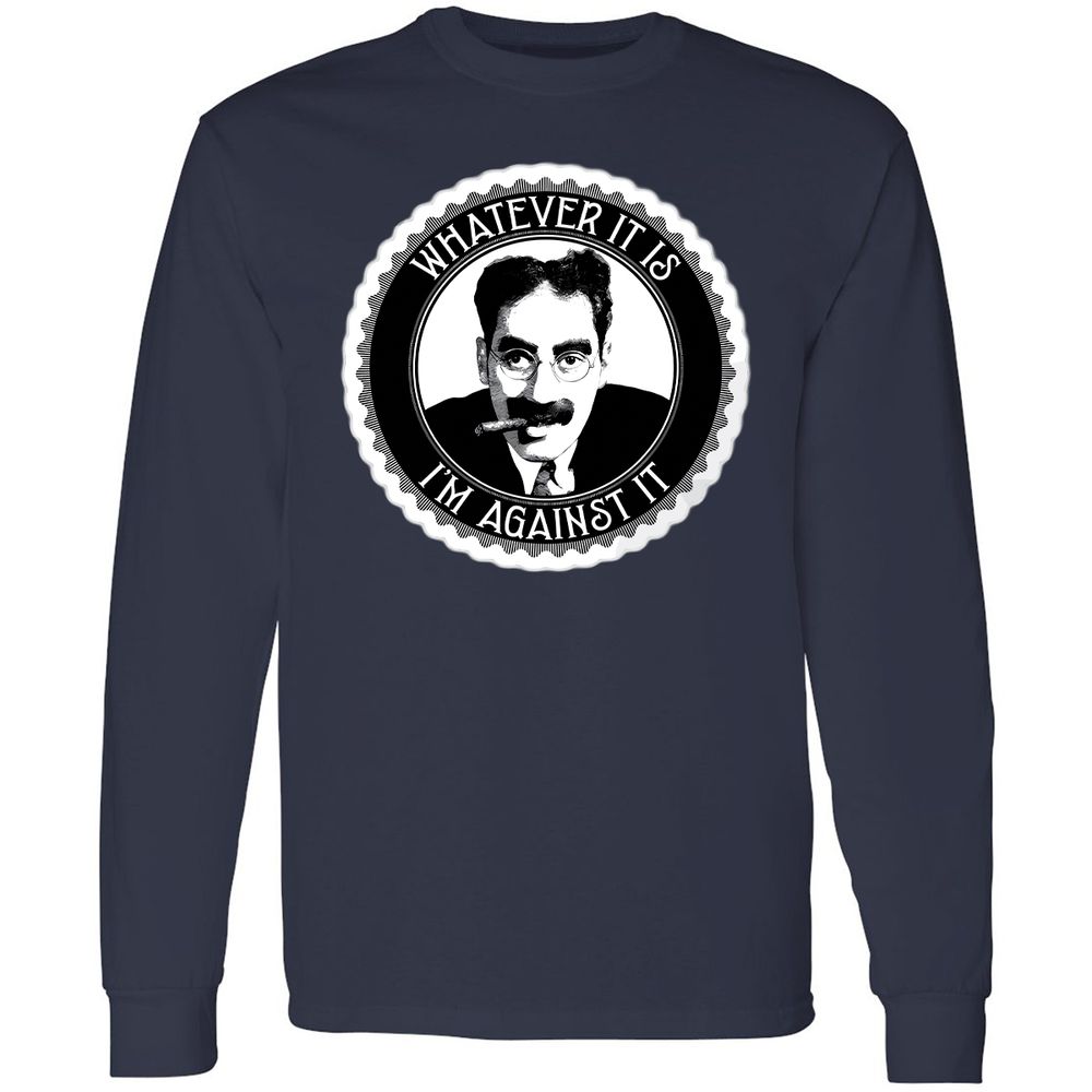 Whatever it is I'm against it - Navy - 12