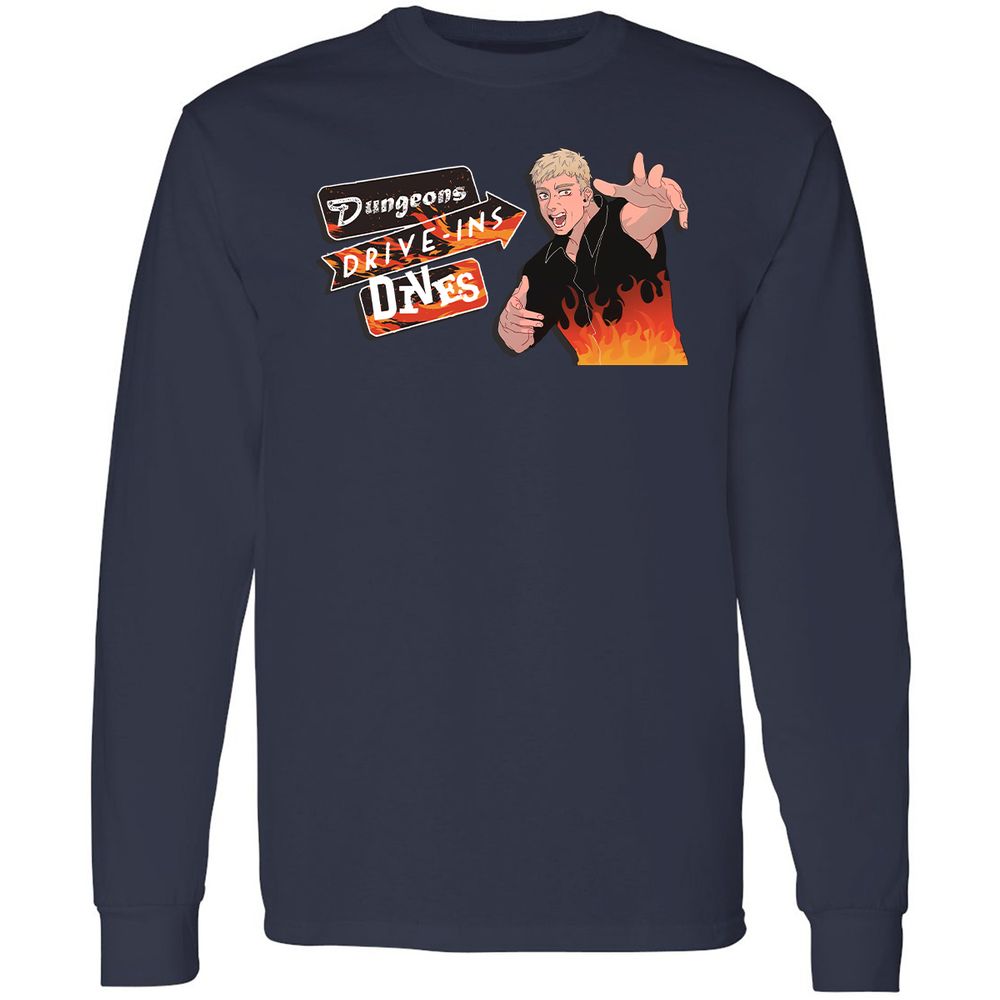 Long Sleeve T-Shirt - 1RGM6N2Y - Navy - 12