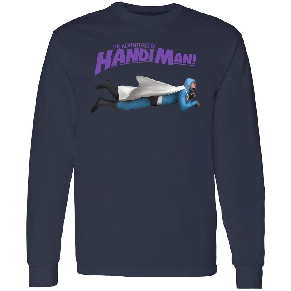 Long Sleeve T-Shirt - BXS9GBJU - Navy - 12