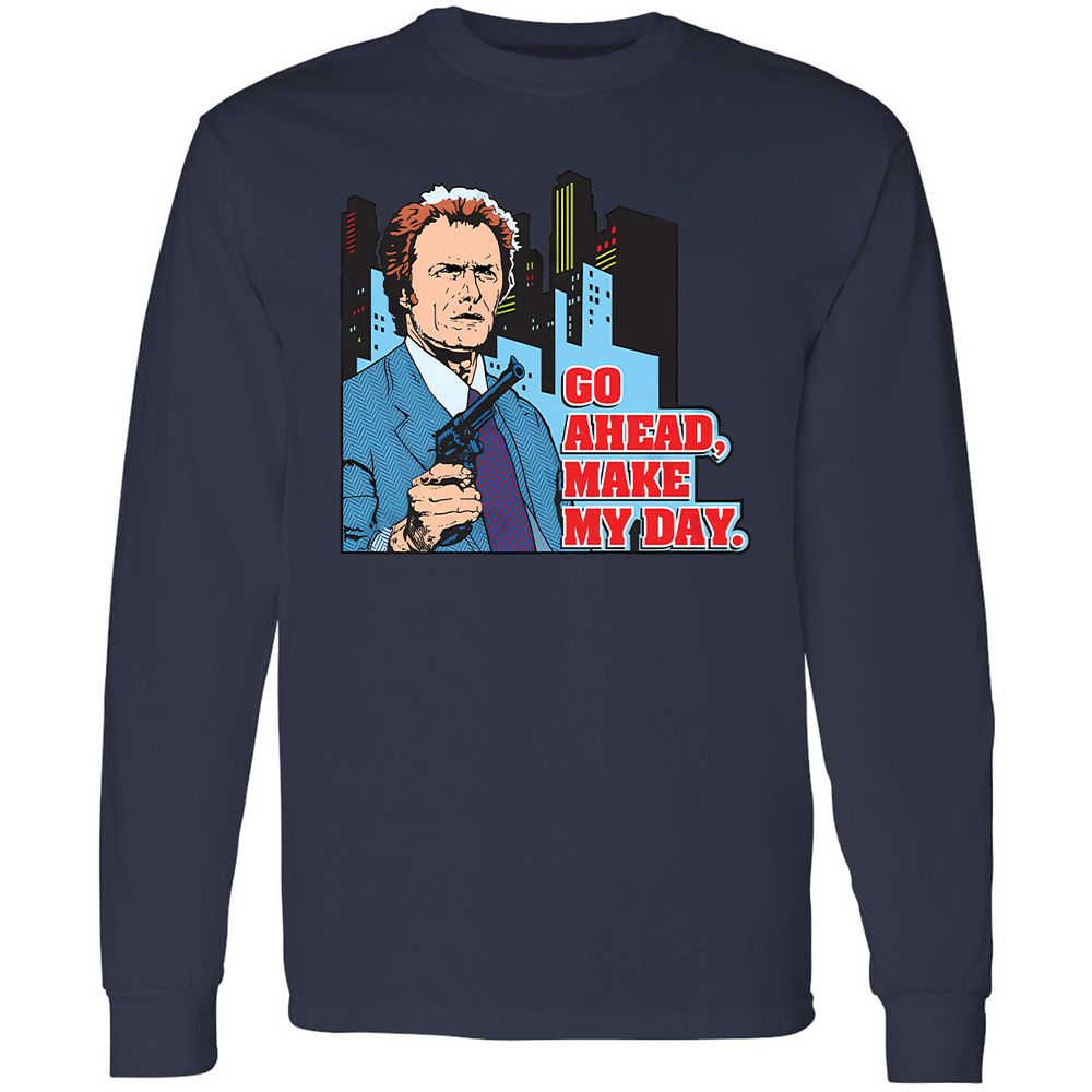 Long Sleeve T-Shirt - XZSZHKRY - Navy - 12