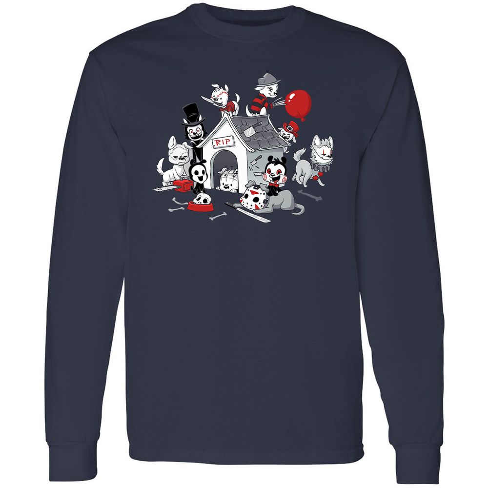 Long Sleeve T-Shirt - GVPAPUS7 - Navy - 12