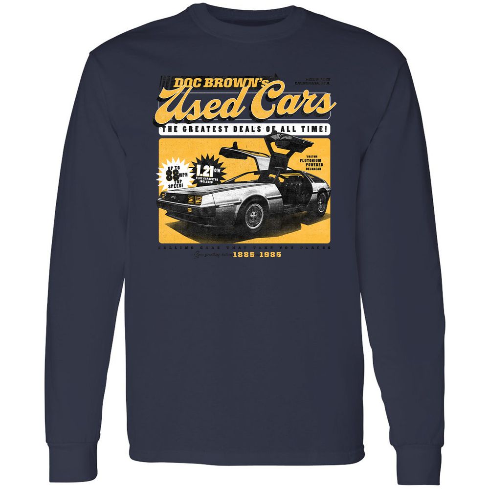 Long Sleeve T-Shirt - H2J8WR64 - Navy - 12