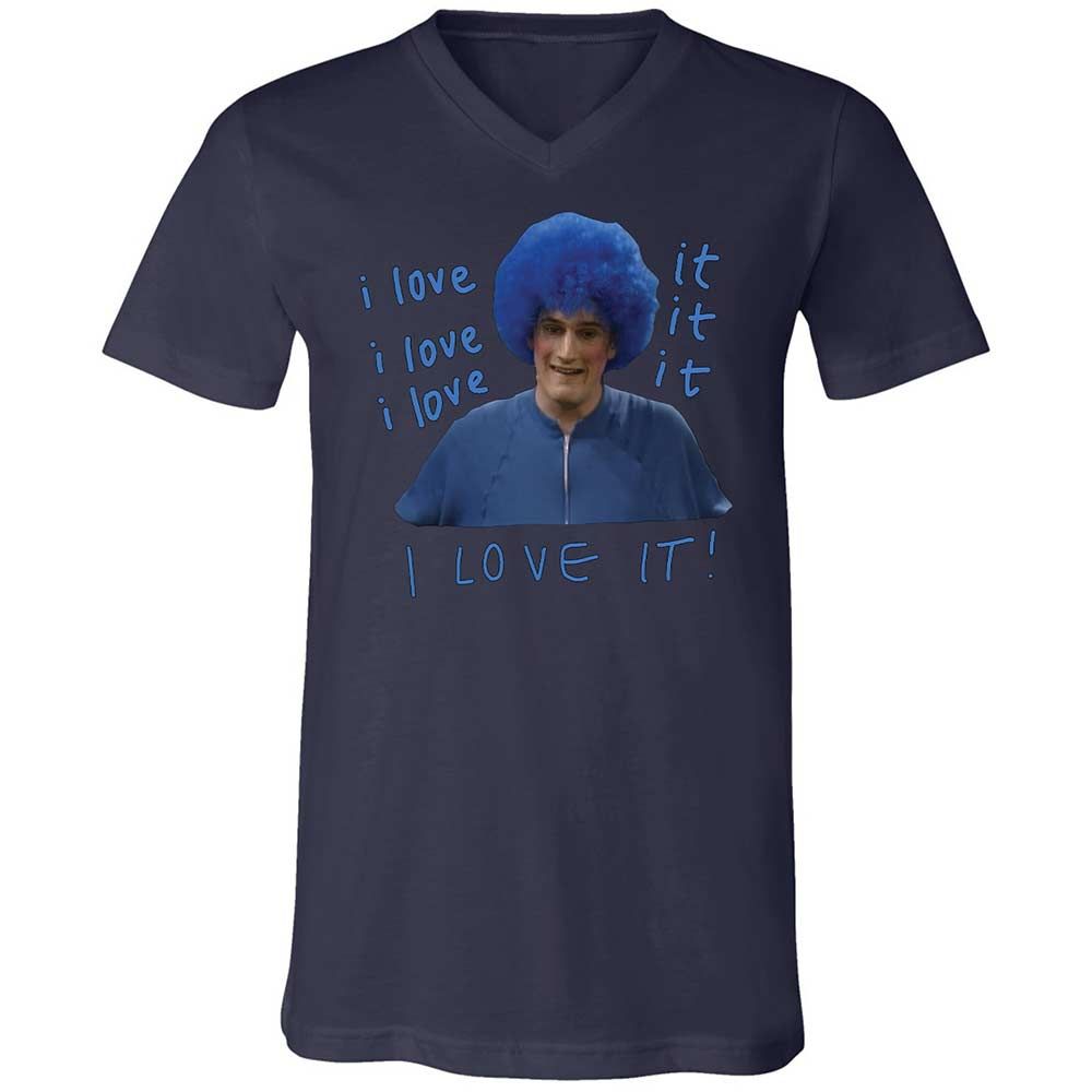 Unisex V-Neck T-Shirt - 136ESRPW - Navy - 12