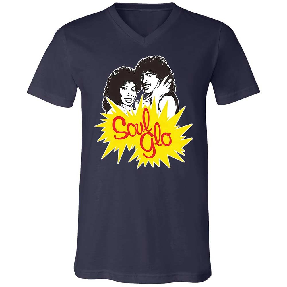 Unisex V-Neck T-Shirt - G96SR6VM - Navy - 12