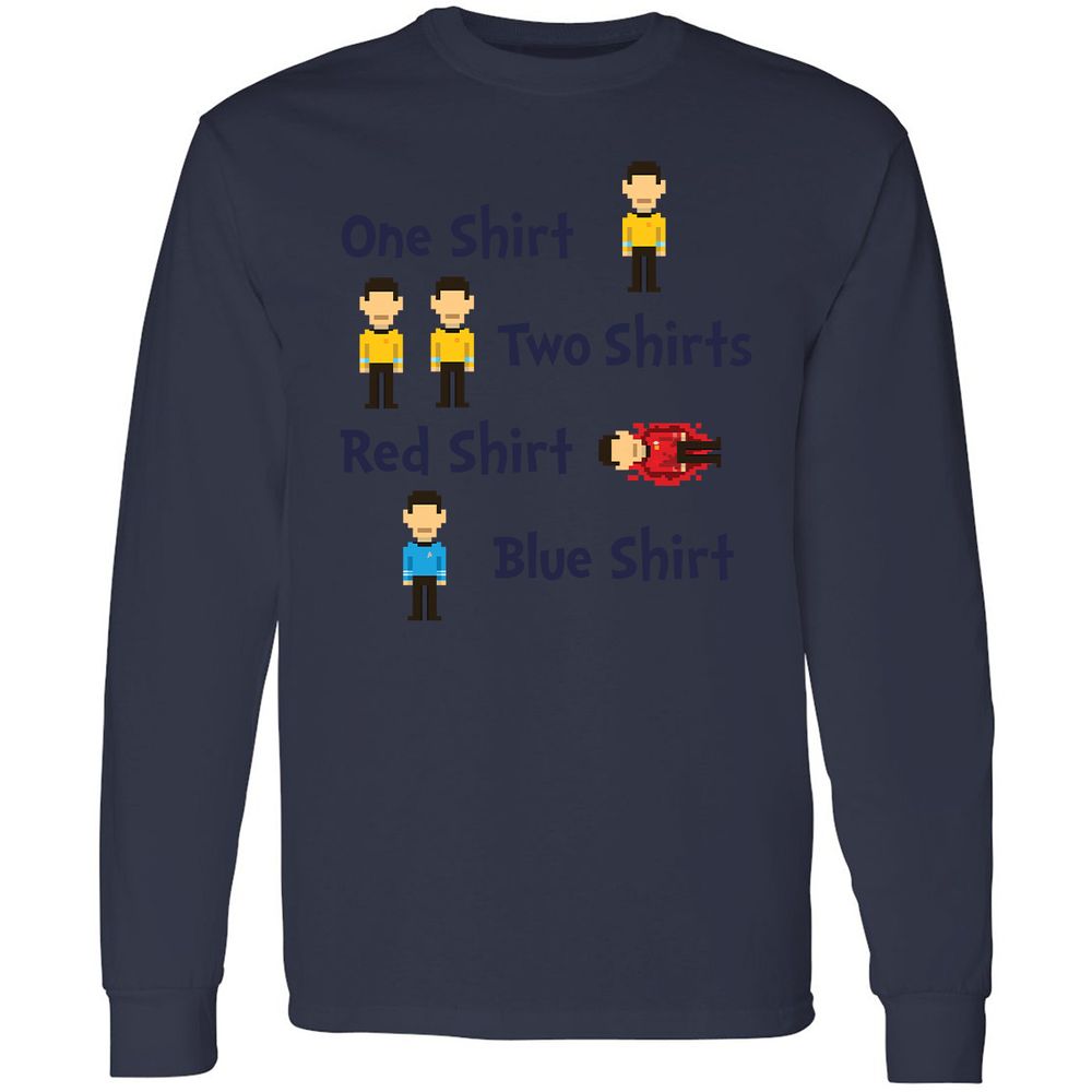 Red Shirt, Blue Shirt - Navy - 12