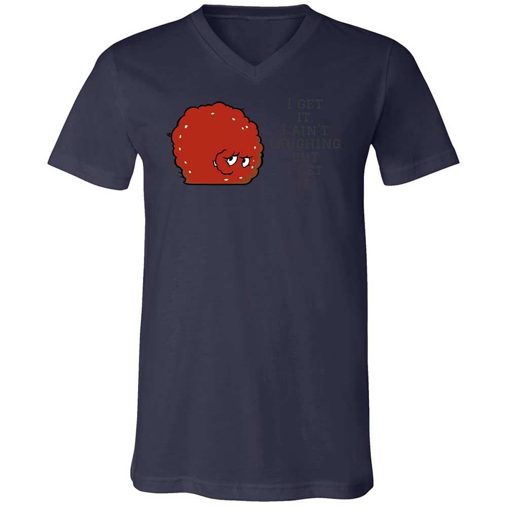 Unisex V-Neck T-Shirt - RCXN36KD - Navy - 12