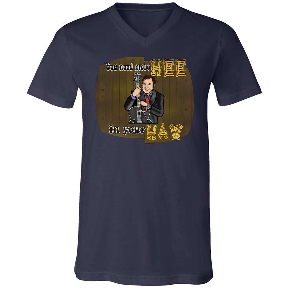 Unisex V-Neck T-Shirt - 3YR5NY3S - Navy - 12
