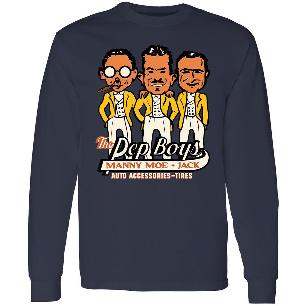 Long Sleeve T-Shirt - QREW8FQ6 - Navy - 12