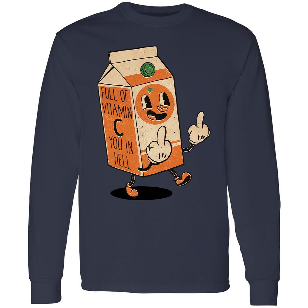 Long Sleeve T-Shirt - 2J2VYYZK - Navy - 12