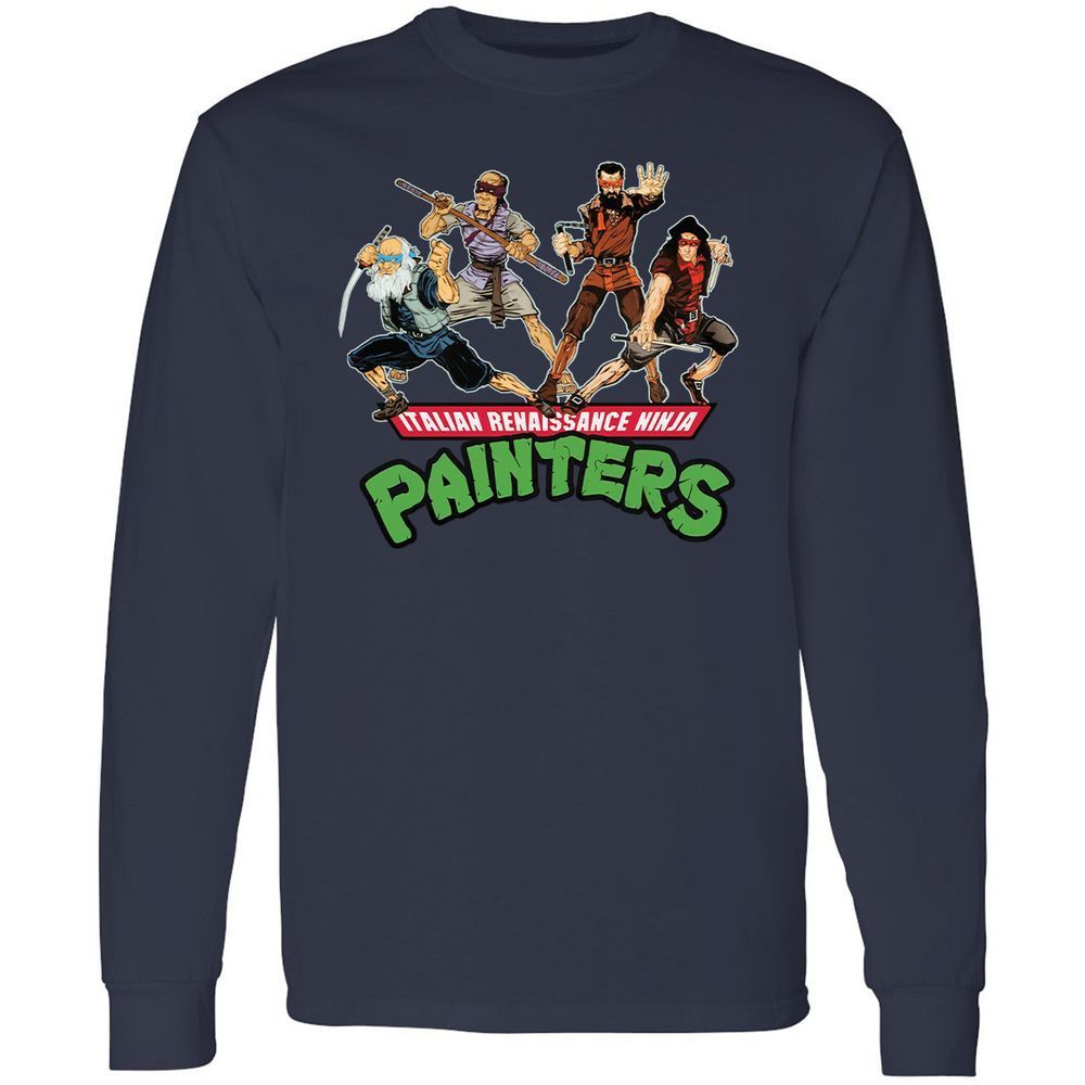 Long Sleeve T-Shirt - XJJTVRXH - Navy - 12